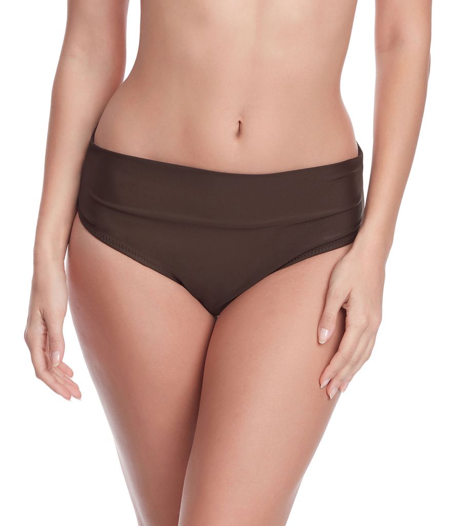 Merry Style Damen Bikini Unterteil M72W (Braun (8157), 48)