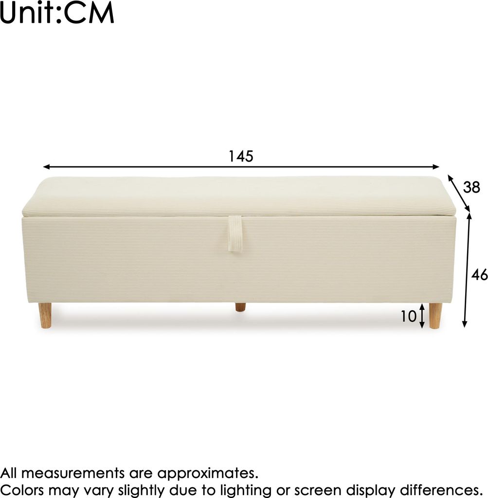 okwish Lavice 145x38 s hydraulickým úložným prostorem, Obrázek produktu 
