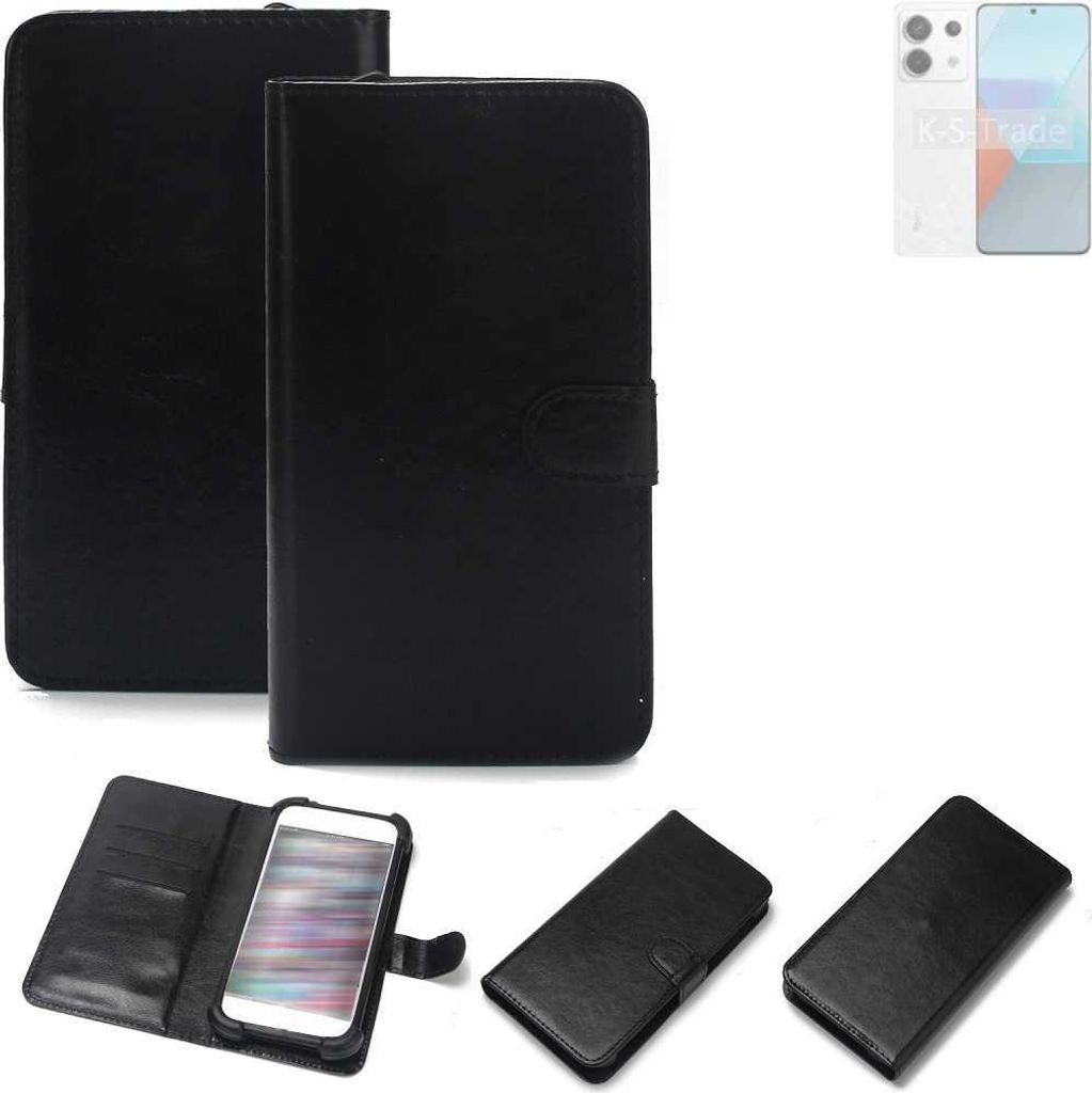 K-S-Trade Handyhülle Schutzhülle kompatibel mit Xiaomi Redmi Note 13 Pro Handy Schutz Hülle Handyhülle Bumper schwarz 1x