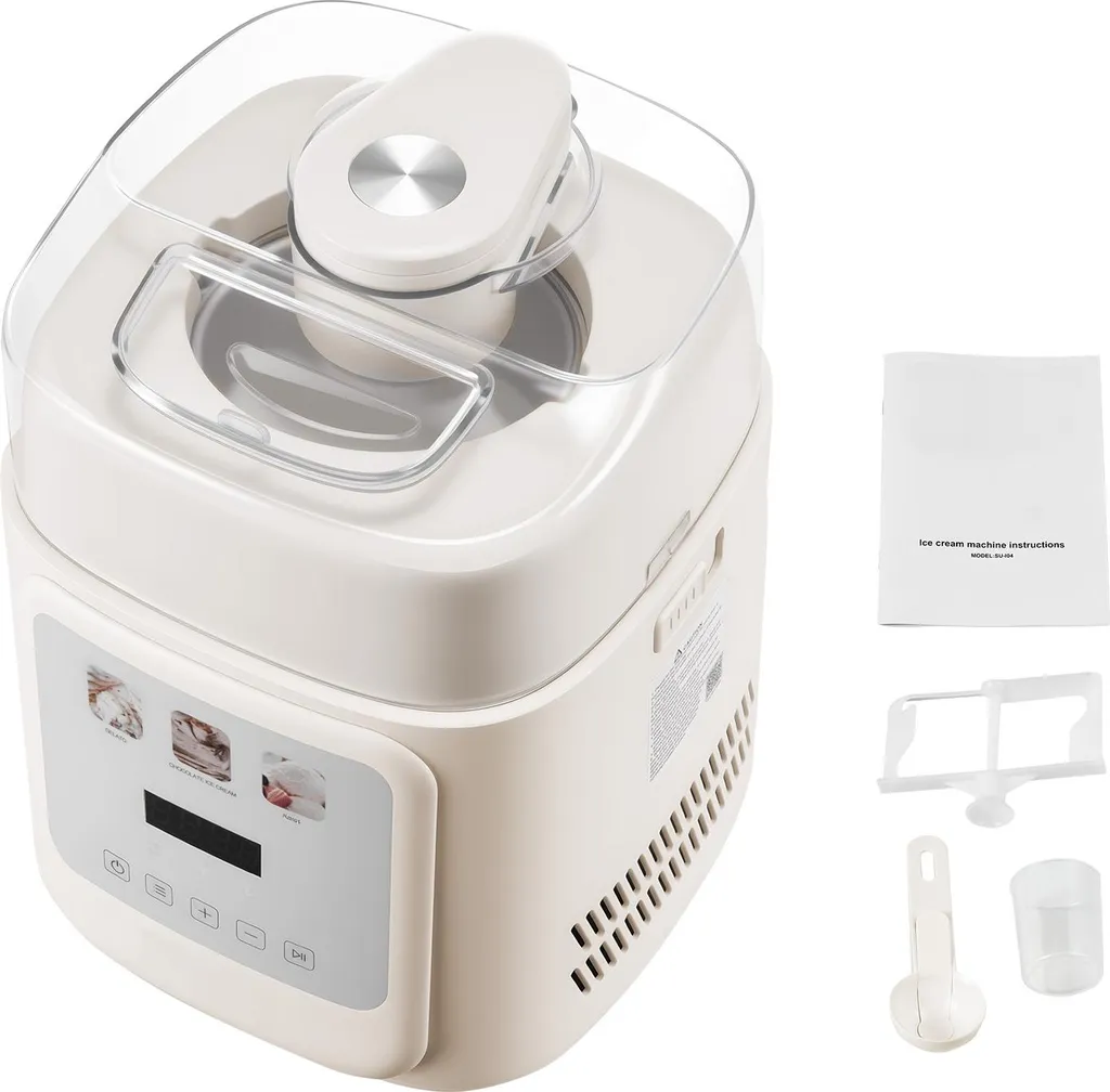 Machine à glace 4 modes avec compresseur intégré blanc 1L