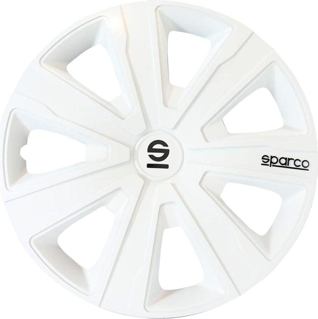 SPARCO Radkappe 14" Zoll Radzierblenden Satz weiß SPC1481WH Produktbild 