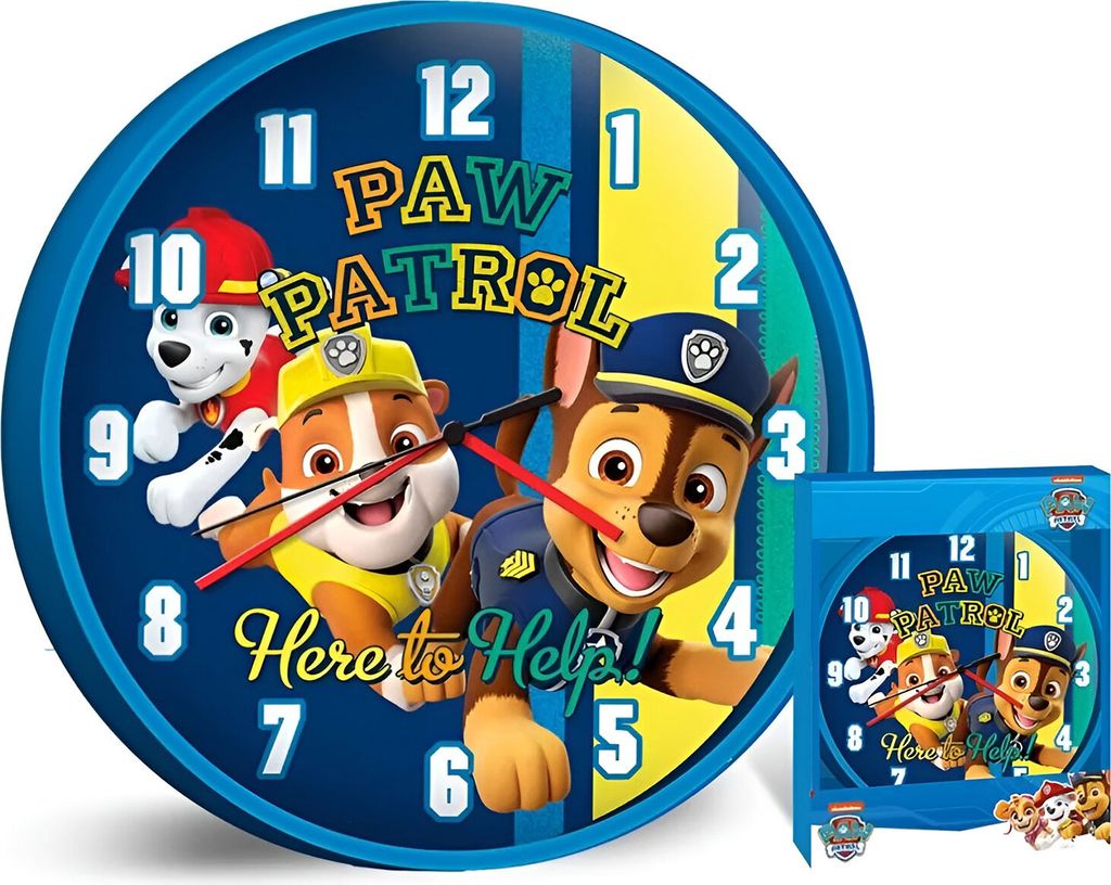 Nástěnné hodiny Nickelodeon - Tlapková patrola Obrázek produktu 