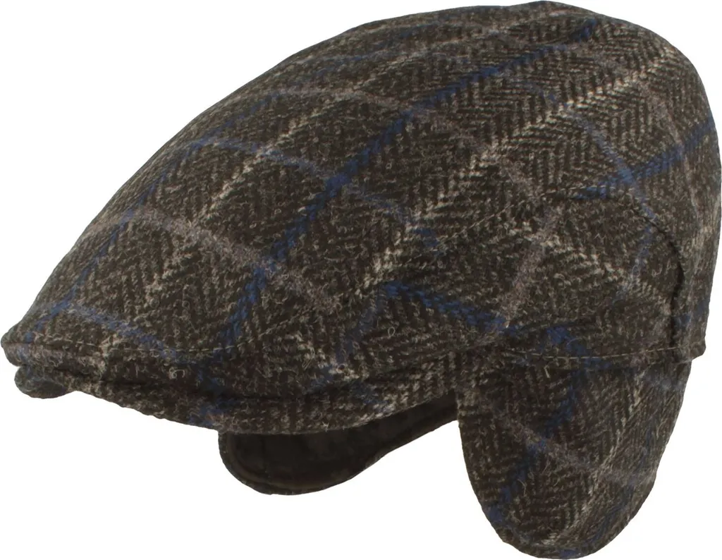 Casquette Hut-Breiter à motifs géométriques et protection auriculaire