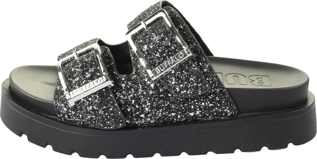 Buffalo Sandale Damen RAYA ARI GLAM - BLACK schwarz EU39 Produktbild 