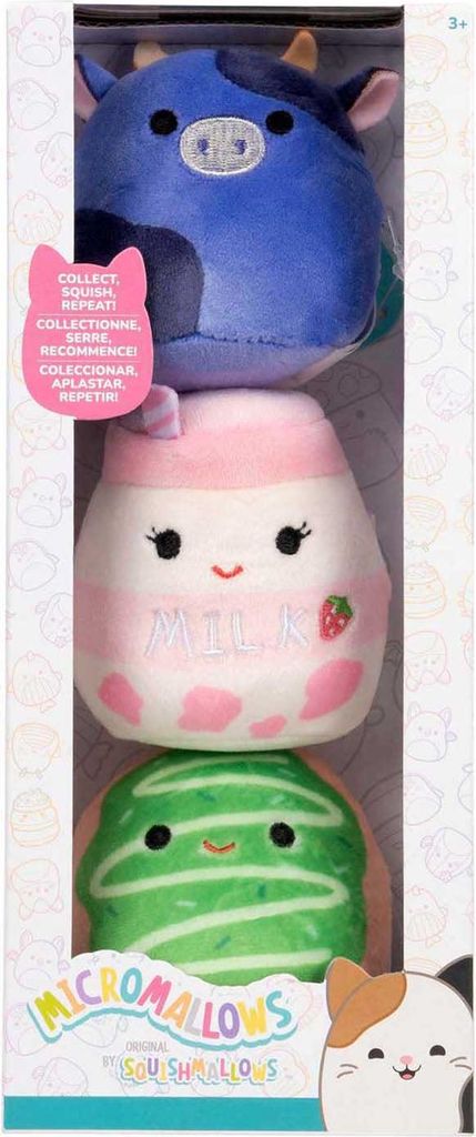 Squishmallows Plüsch Kuscheltier Set Micromallows 3-teilig Sammelfigur