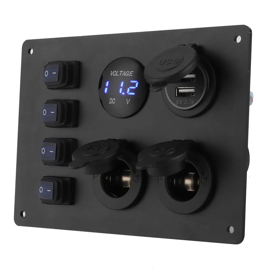 Panneau interrupteur bateau : solution étanche pour tableau de bord