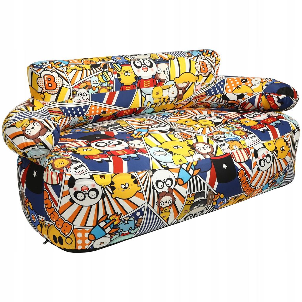 YOLCO Aufblasbares Sofa Campingstuhl für Camping, Festivals, Garten, Zuhause, max. 400 kg