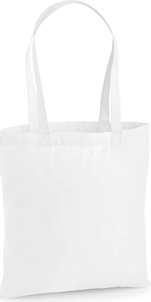 Borsa in Cotone Westford Mill RW9084 Bianca: Alternativa Eco-Friendly 10L