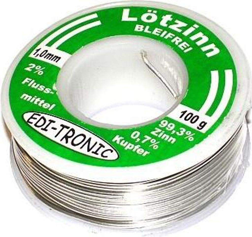 Bleifreies Elektronik Lötzinn Lötdraht 1mm 100g ZD-162 Produktbild 1
