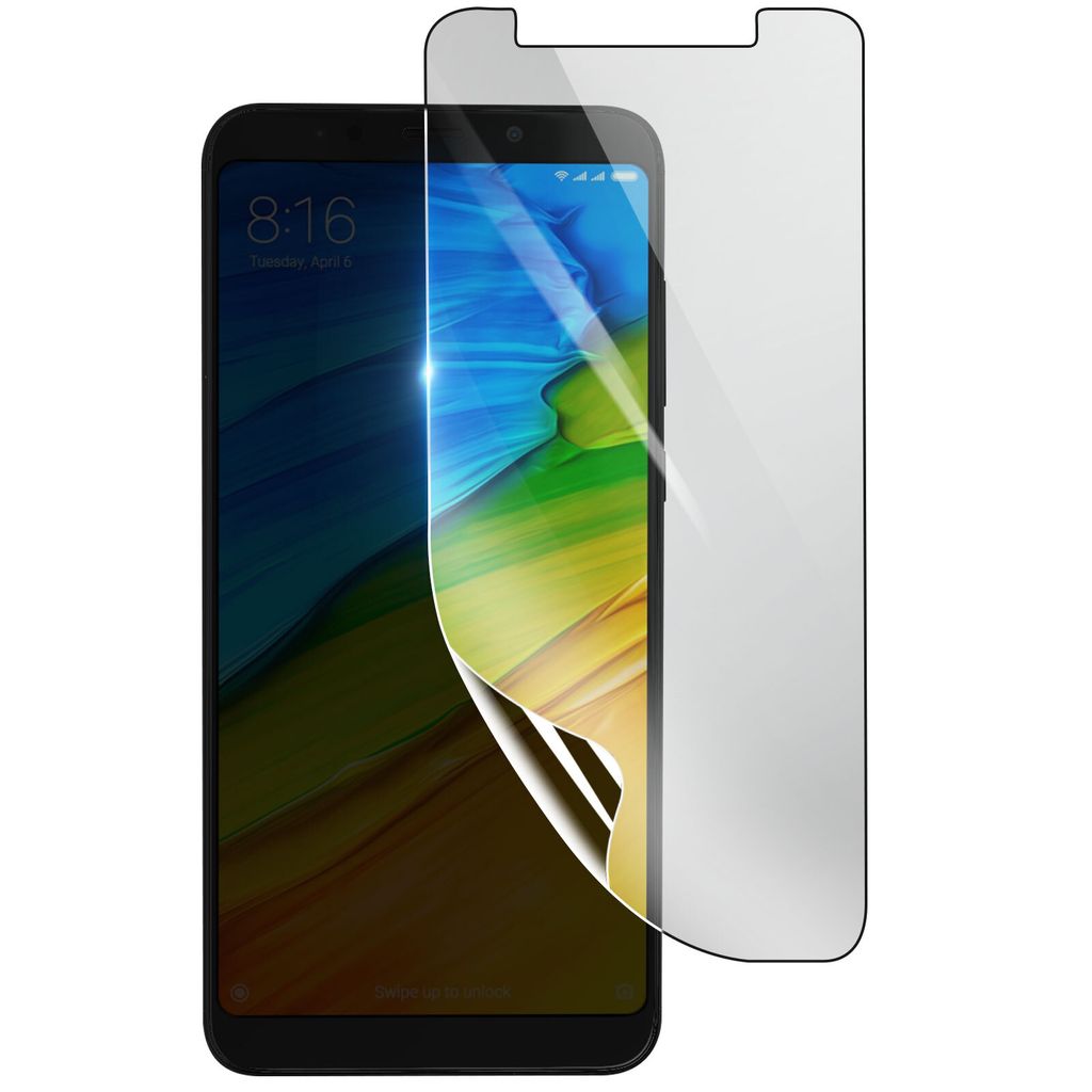 3mk, Stoß- und kratzfester Hydrogel Bildschirmschutz für Xiaomi Redmi 5 Plus, Transparent