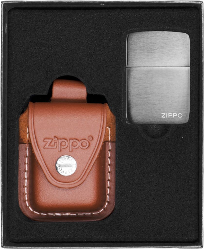 Feuerzeug-Set ZIPPO BLACK ICE Geschenk No2
