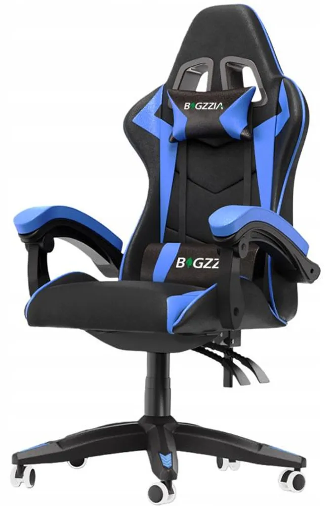 Fauteuil de jeu ergonomique X25F00K042 réglable inclinable noir bleu