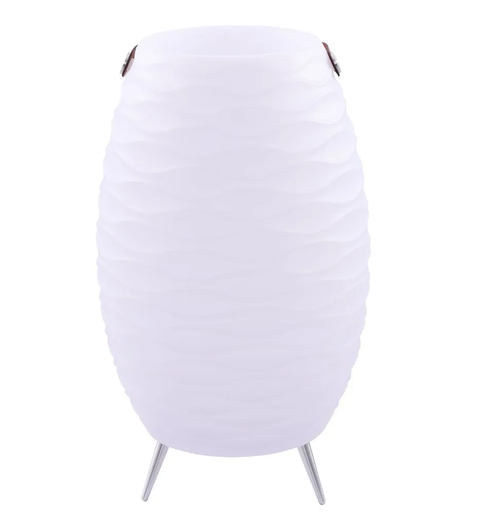 Lampe LED rechargeable avec baffle Bluetooth 5W design BOOMBOX BUCKET