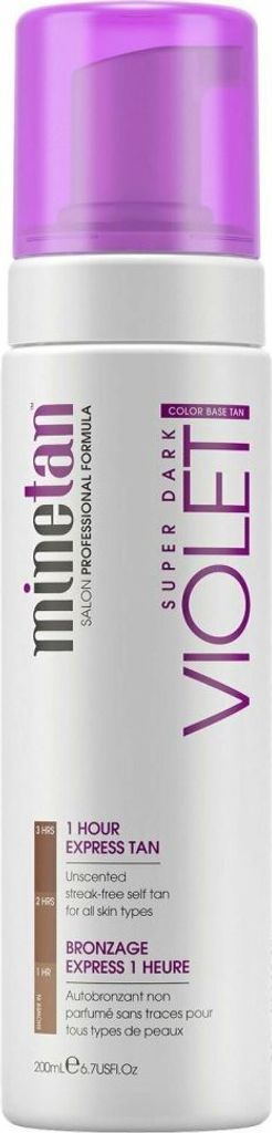 MineTan Self Tan 1 Hour Express Self Tan Foam Violet (200 ml)