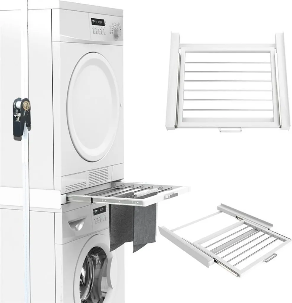 Cadre de liaison stable avec corde à linge coulissante gain de place