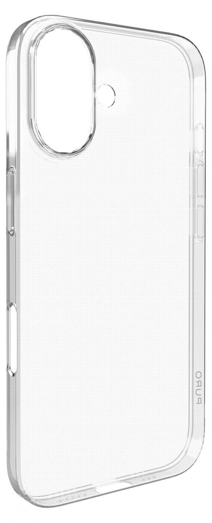 PURO 0.3 Nude, Cover, Apple, iPhone 16, 15,5 cm (6.1"), Transparent