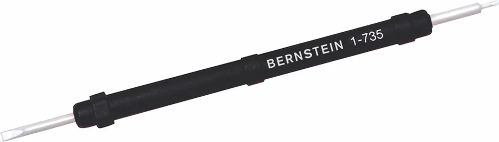 Tournevis d'ajustage Bernstein 1-735 pour réglages précis sans dommages
