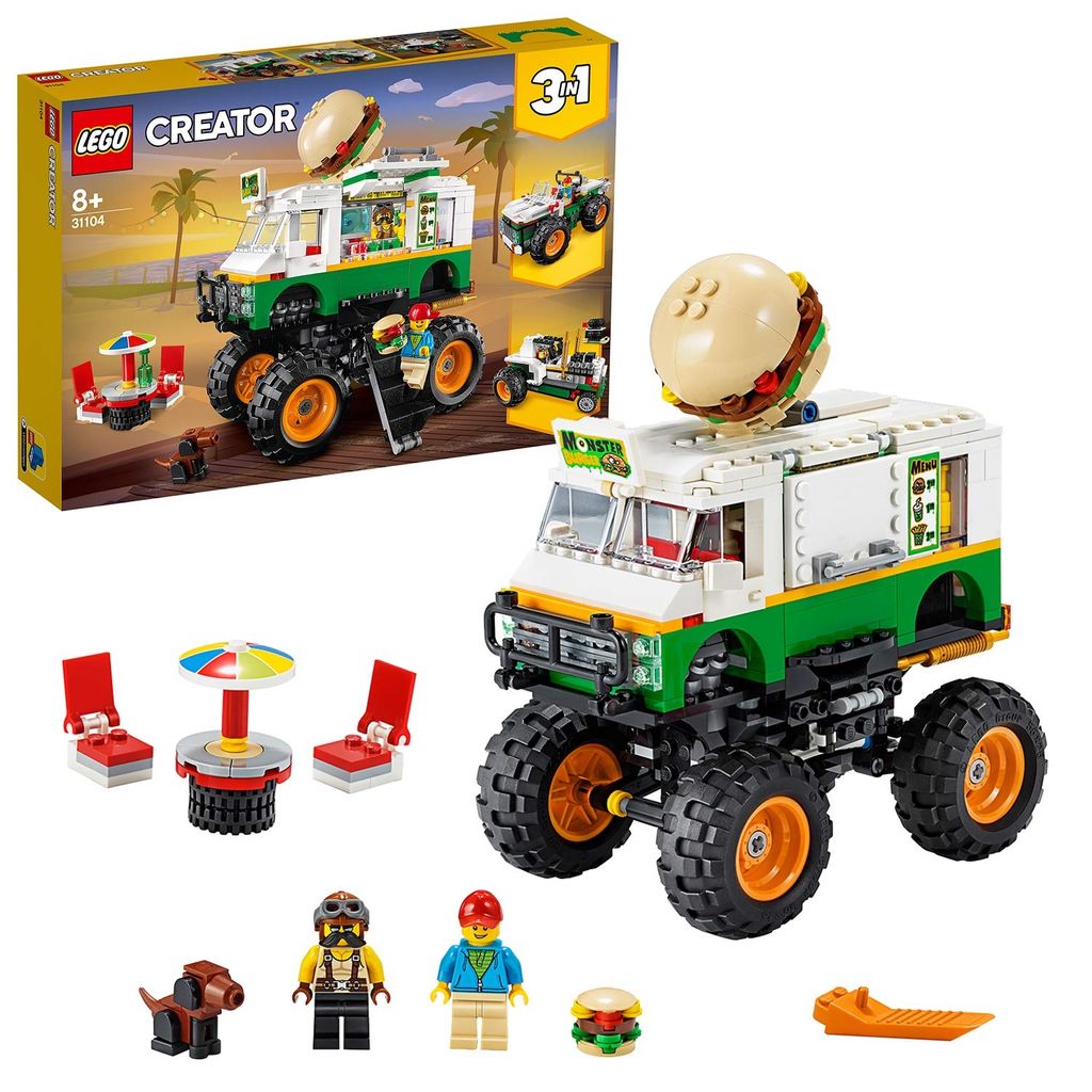 LEGO® 31104 LEGO® Creator 31104 Burger-Monster-Truck Zdjęcie produktu 