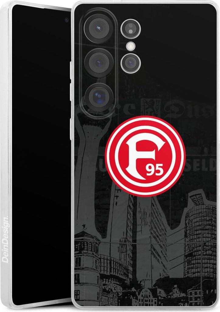 DeinDesign Handyhülle für Samsung Galaxy S25 Ultra Silikon Hülle Case Smartphone Schutzhülle Fortuna Düsseldorf Logo Offizielles Lizenzprodukt