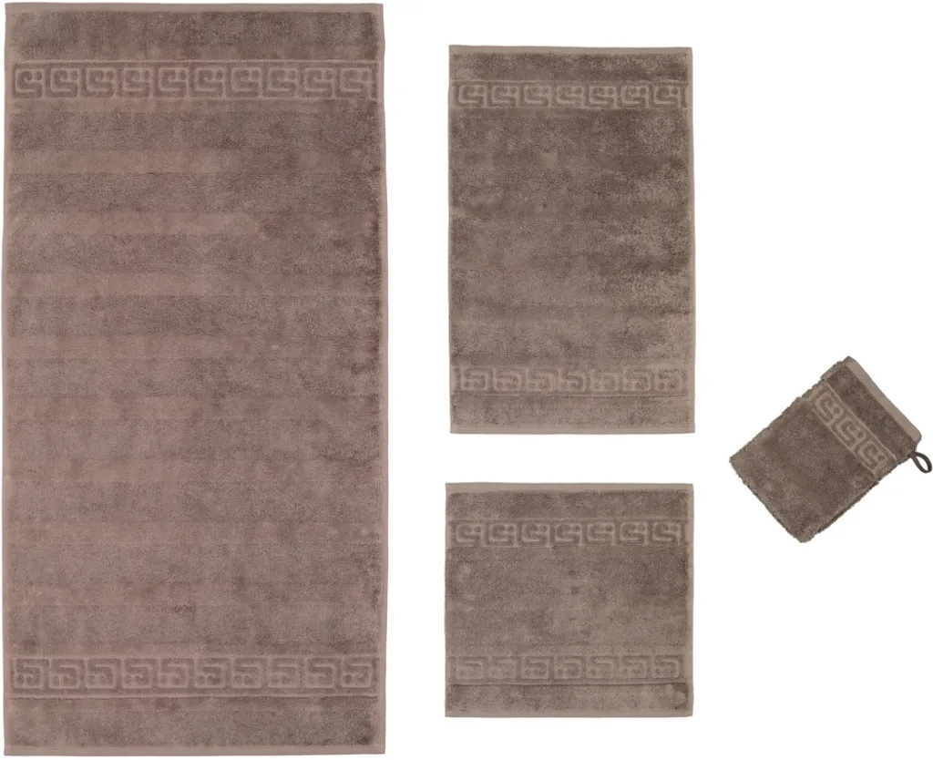 Sortie de Bain Cawö Noblesse 1001 Noix 80x160 cm pour un Spa à Domicile