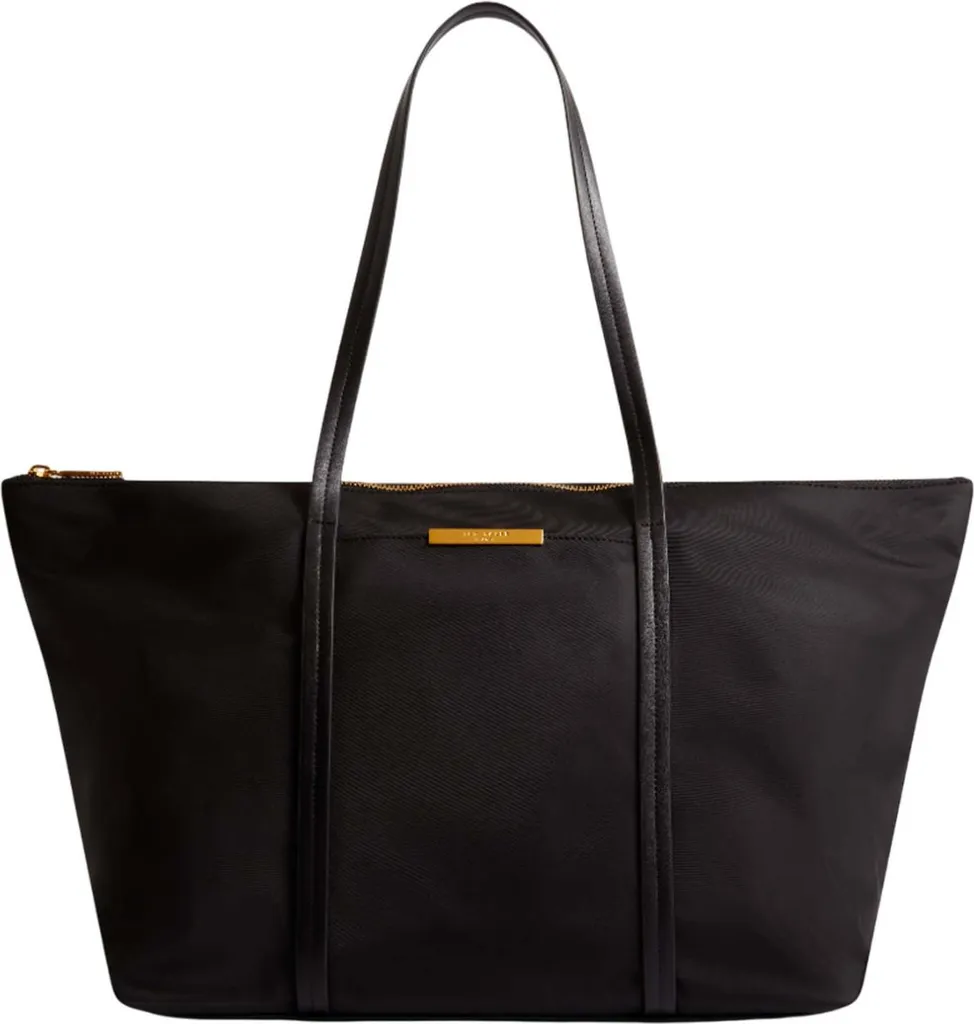 Grand Sac Cabas Noir en Nylon pour Femme - Sac Shopping Ted Baker Chic