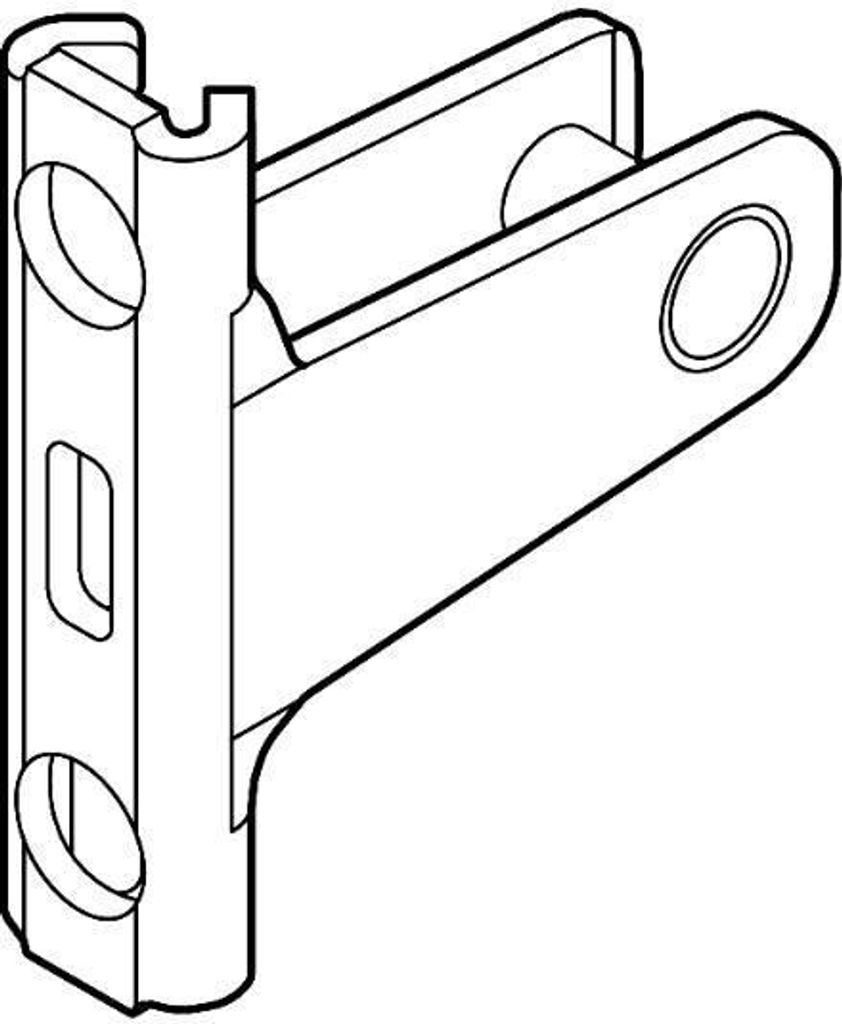 Blum Legrabox Fronbefestigung zum Schrauben für Schubkasten H N Stahl