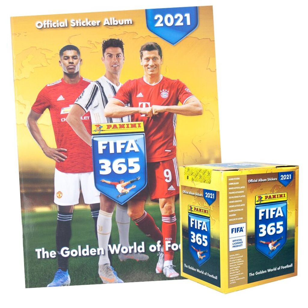 100 Sticker Panini Fifa 365 2021 Sticker 20 Tüten