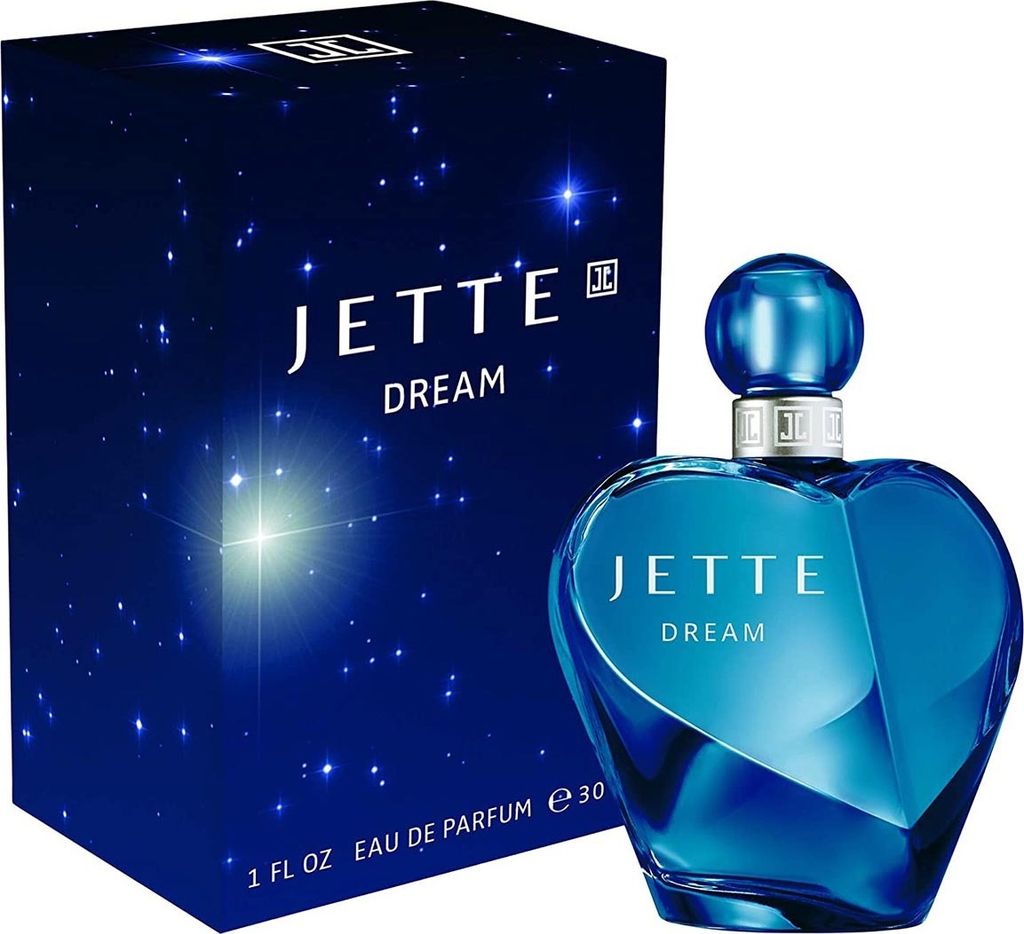 A perfume bottle and its box are displayed against a white background.