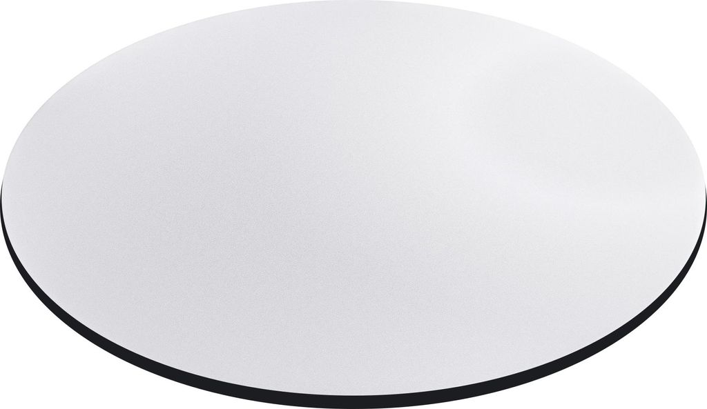 COMPACT | Gastro HPL Tischplatte | Ø 60 cm | Weiß | Rund | Gastro HPL Tischplatte