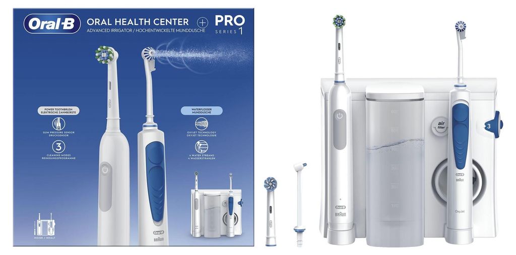 Oral-B Center OxyJet Munddusche + Oral-B Pro 1 Produktbild 