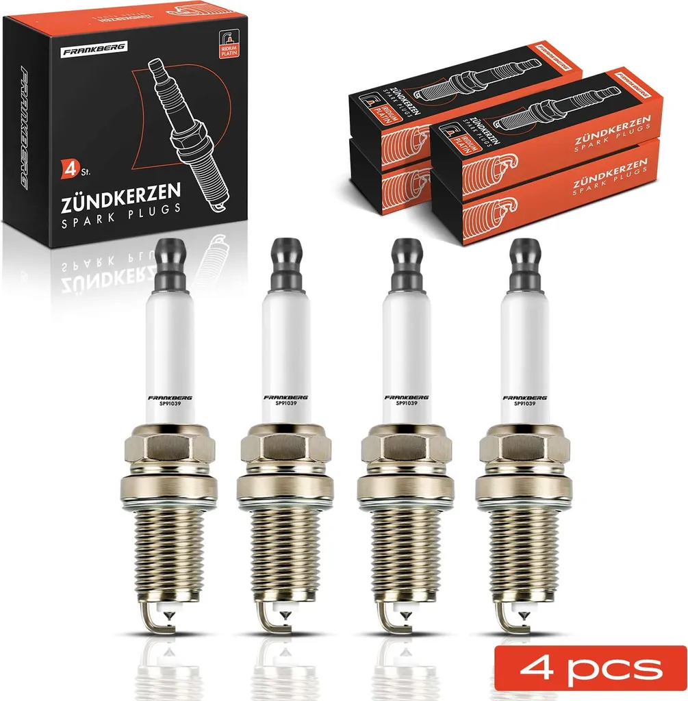 Frankberg 4x Bougies d'allumage pour Opel Astra J et Insignia A