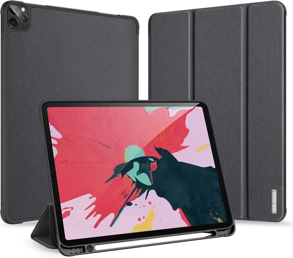 Custodia Tablet iPad Pro 11 2020 Dux Ducis - Portafoglio Nero Smart