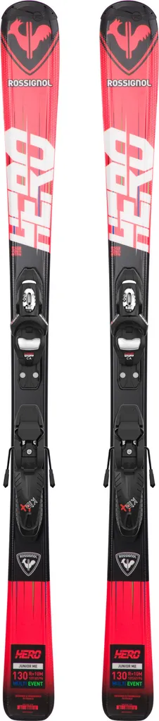 Ski Rossignol Hero JR Rouge 100 cm : Performance et Maniabilité Enfant