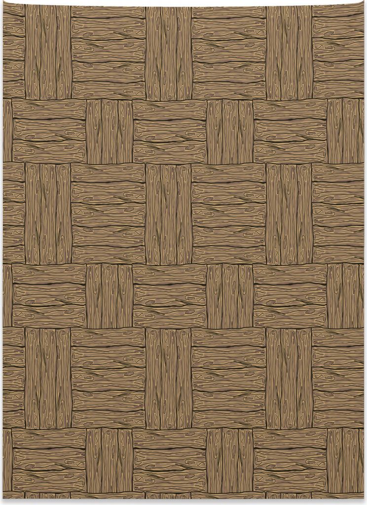 Abakuhaus Rustikal Wandteppich, Holz Textur Motiv aus Weiches Mikrofaser Stoff Kein Verblassen Klare Farben Waschbar, 110 x 150 cm, Hellbraun Schwarz