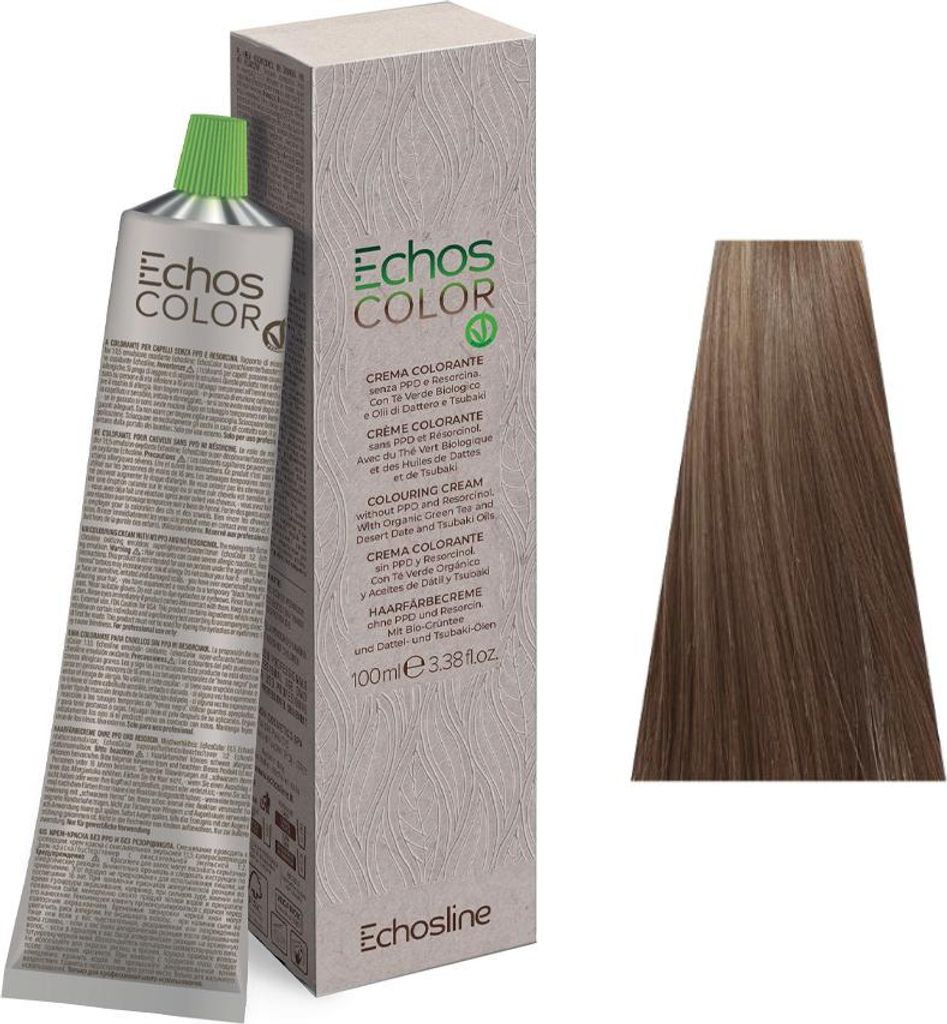 Echosline Cream Dye Hair Echos Color 550 Extra Rich Light Chestnut - 100 Ml