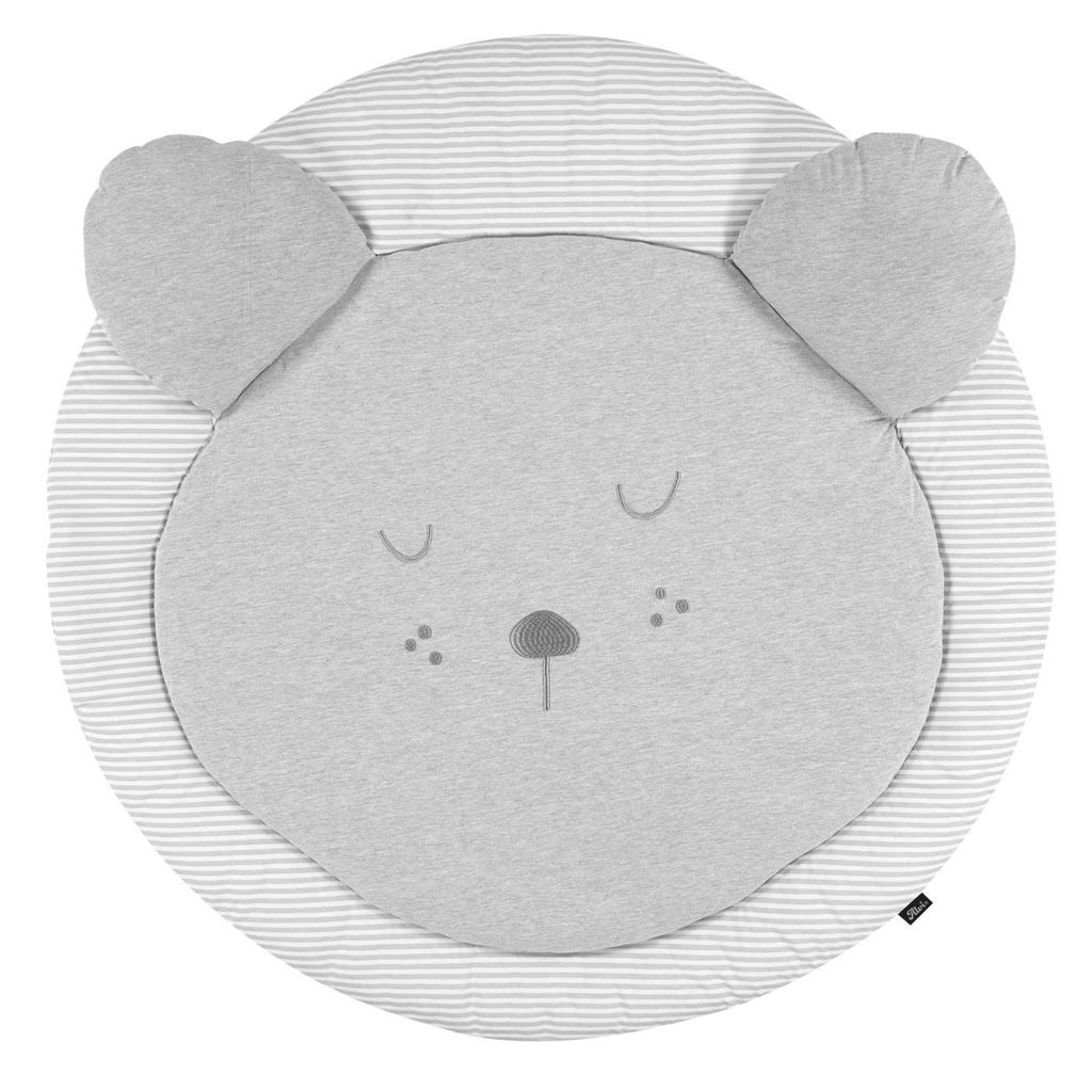 Alvi Krabbeldecke rund Faces 3D mit Ohren