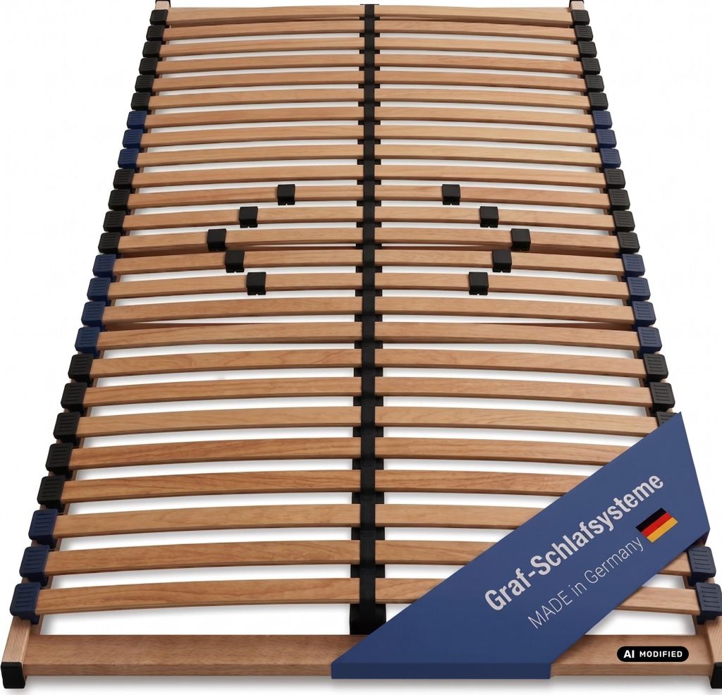 LEO COMFORT Lattenrost 7 Zonen 90x200 cm 28 Leisten mit 10 Produktbild 