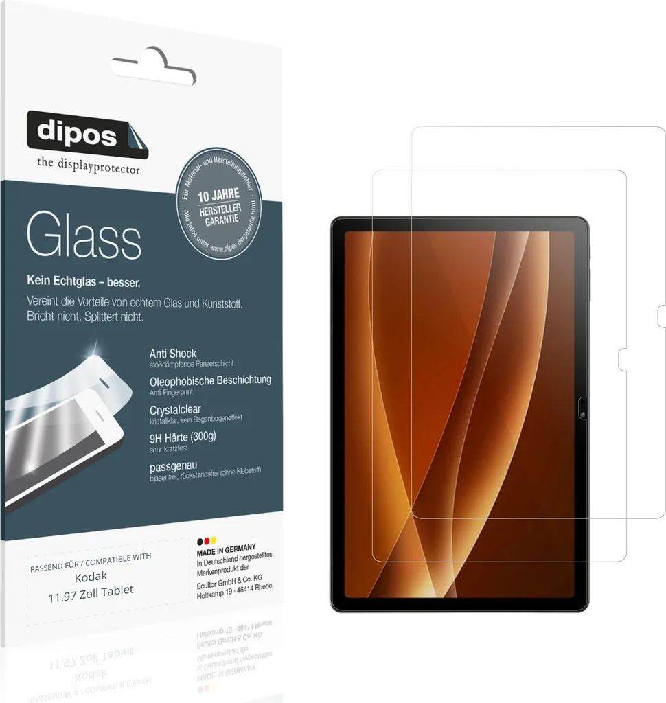 Film Protecteur pour Tablette Kodak 11.97 - Protection Verre Souple 9H