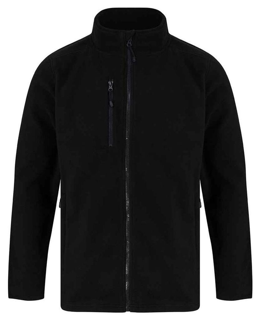 Henbury - Jacke recyceltes Material für Herren/Damen Uni LT5760 (XXL) (Schwarz)
