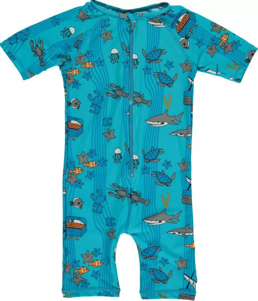 SMAFOLK UV-Badeshorty mit Meerestieren – Türkis-Blau mit UV-Schutz 50+: 1-2 Jahre Make a choice: 1-2 Jahre