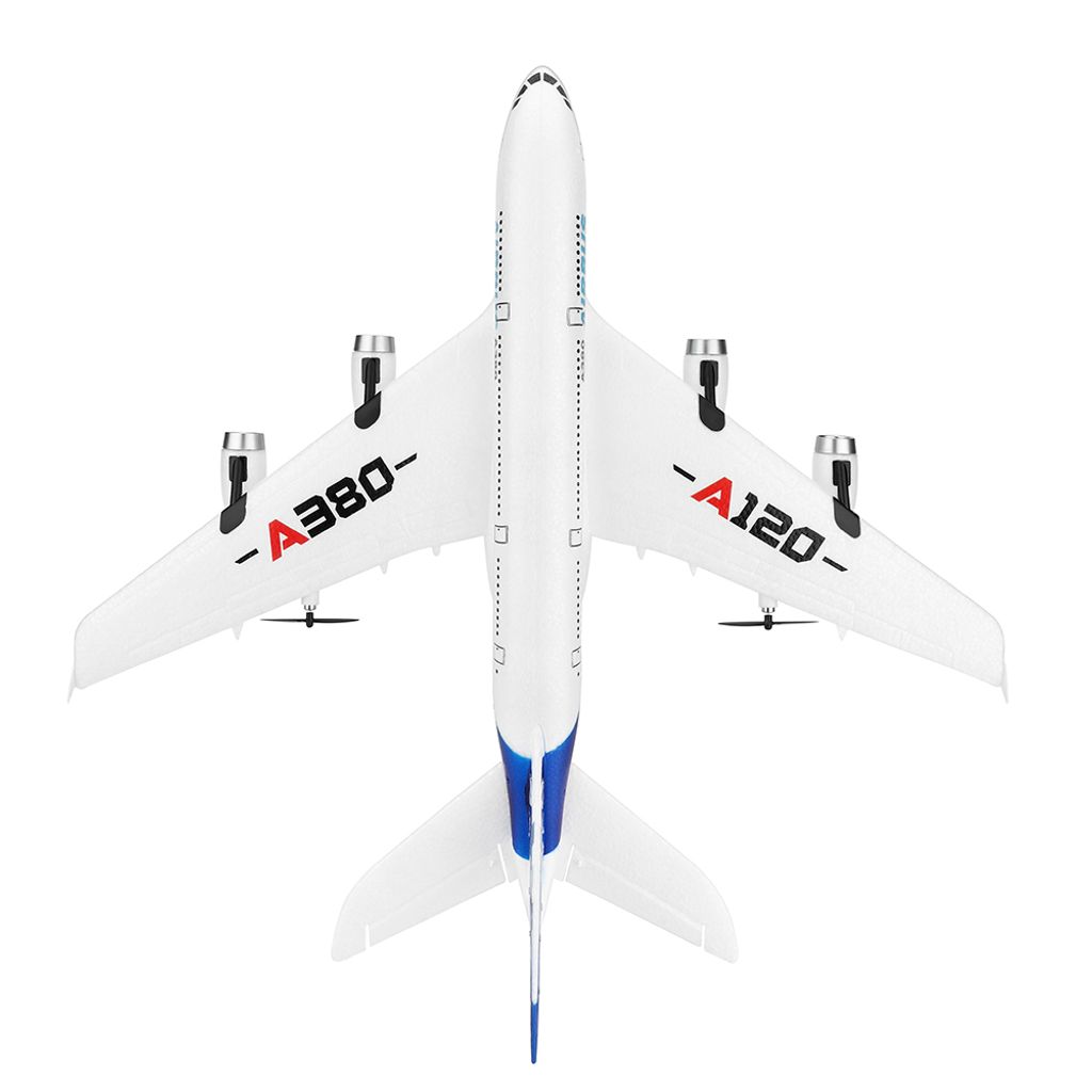 Wltoys XK A120 RC Flugzeug 3CH 2.4G A380 ModellFlugzeug Spielzeug mit Licht 