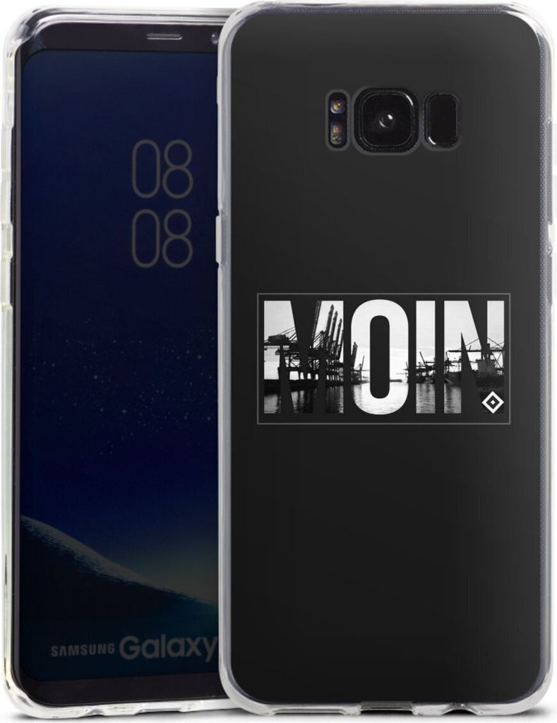 DeinDesign Handyhülle für Samsung Galaxy S8 Plus Silikon Hülle Case Smartphone Schutzhülle HSV Hamburger SV Offizielles Lizenzprodukt