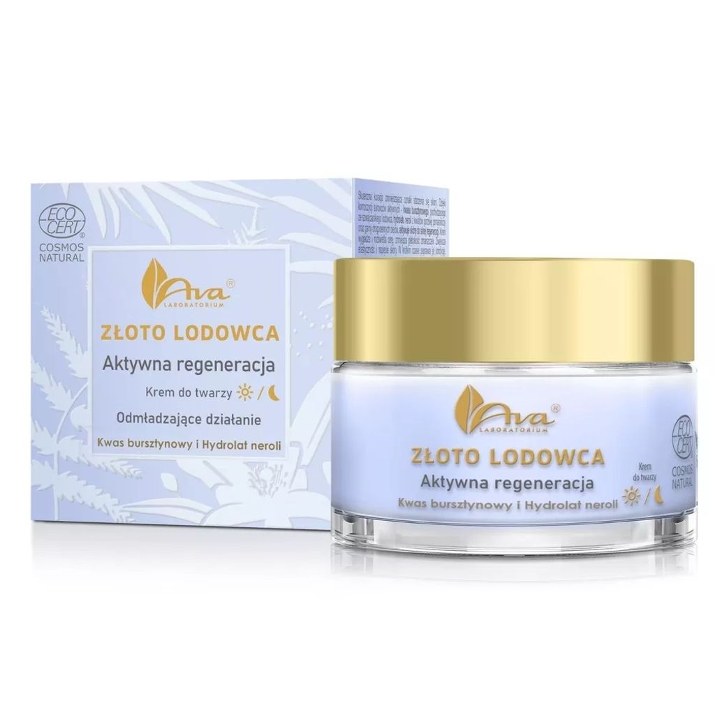 Ava Laboratorium Złoto Lodowca Aktywne regenerujący krem do twarzy, 50ml