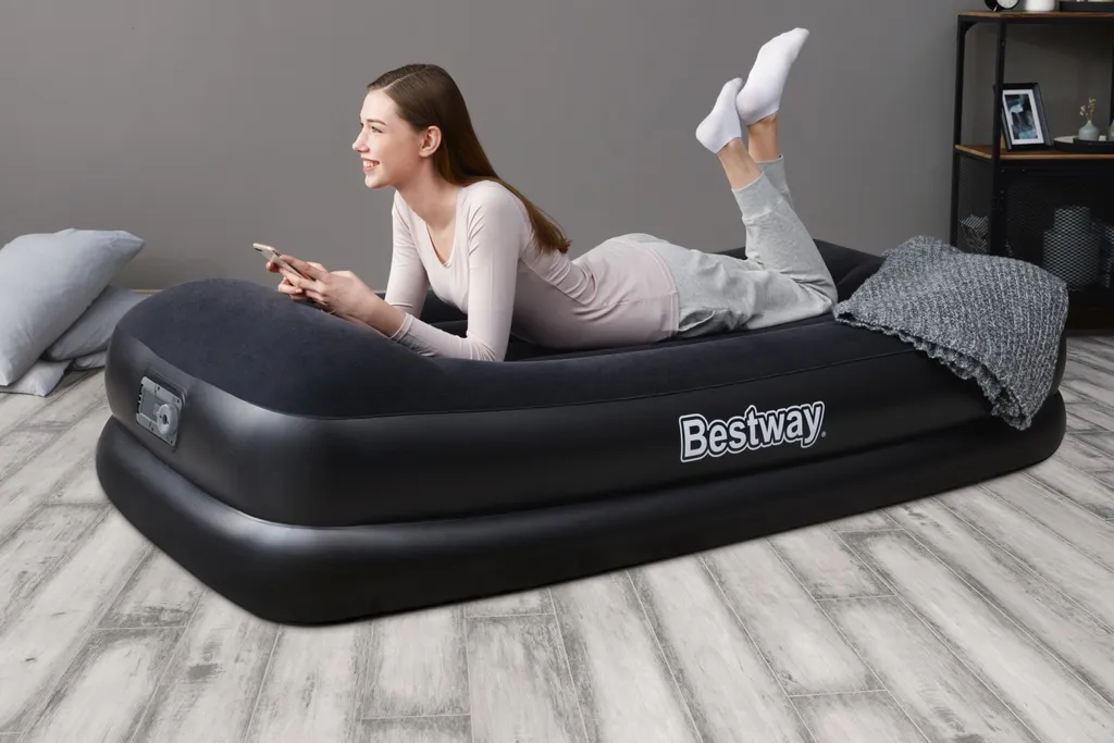 Matelas Gonflable d'Appoint pour Invités avec Pompe Électrique Rapide - 20