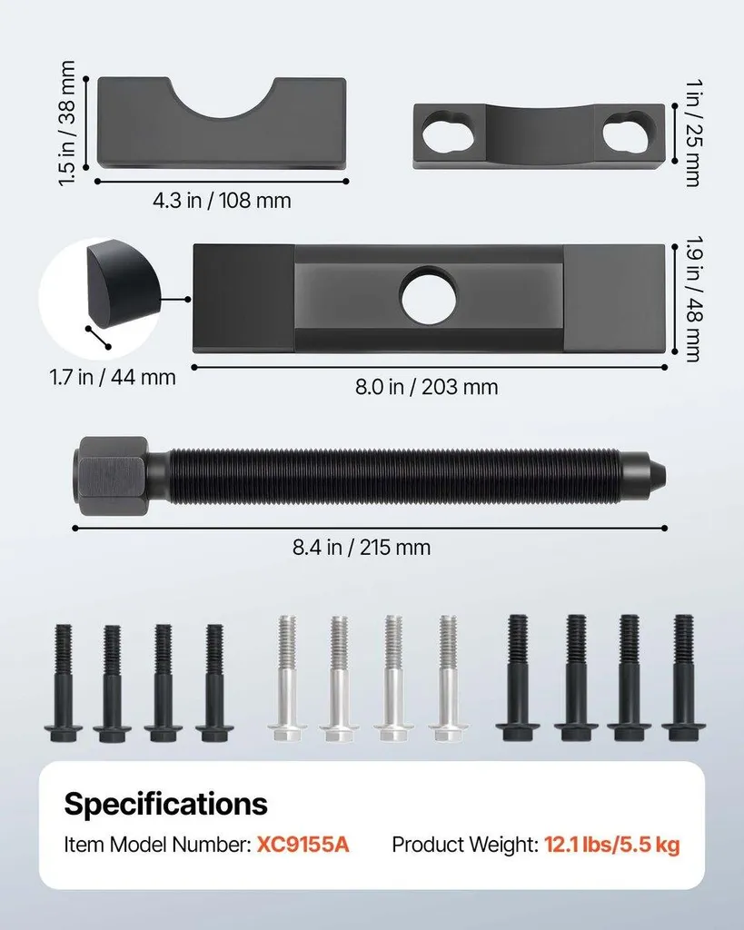 Kit de démontage de fourche renforcé haute performance classe 6-8