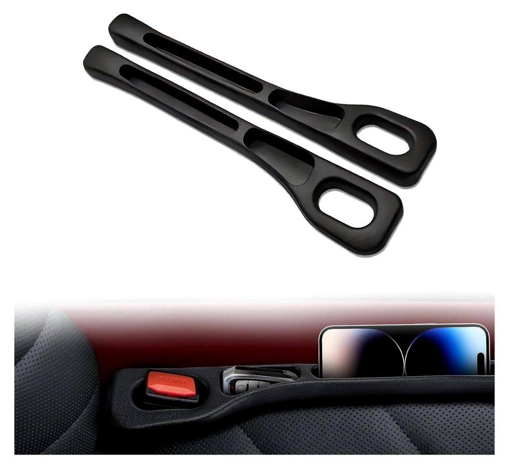 2 Stück Auto Organizer, Aufbewahrungsbox für Autositze, Universal Sitzlückenfüller, Autositz Gap Organizer