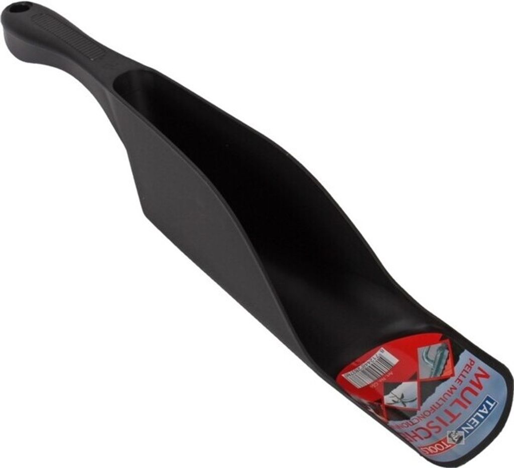 Talen Tools Dachrinnen-Schaufel Schwarzer Kunststoff