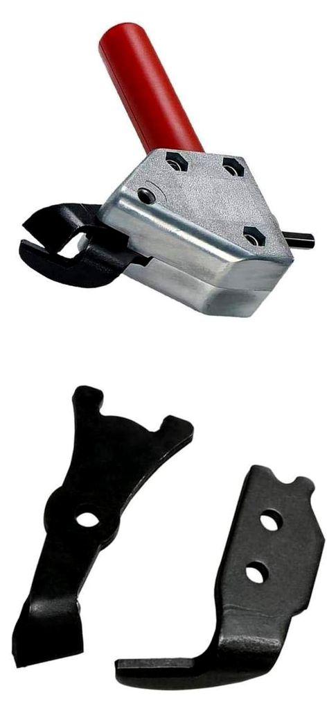 Schneidebohrer, Scherklingen, Doppelkopf, Fräse, vielseitig einsetzbar