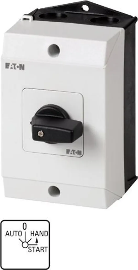 Commutateur 4 contacts Eaton étanche IP65 avec boîtier de protection