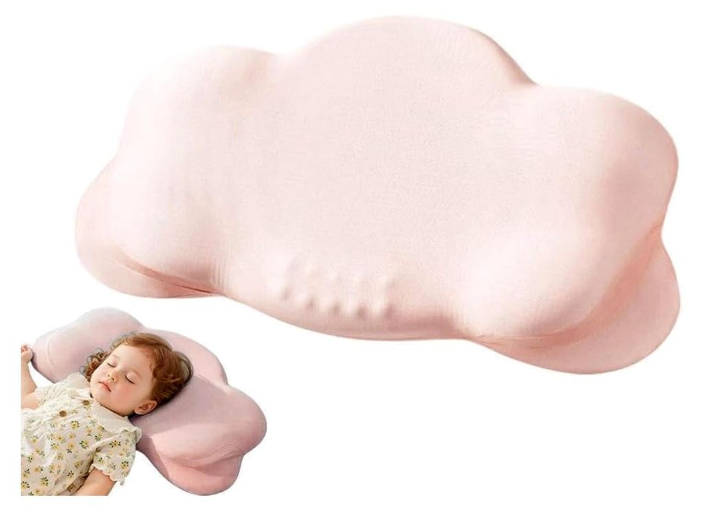 Cloud Memory Foam Kissen – Ergonomische Unterstützung für den Halswirbel – Atmungsaktiver Bezug für S-Rückenkissen & orthopädisch verstell...